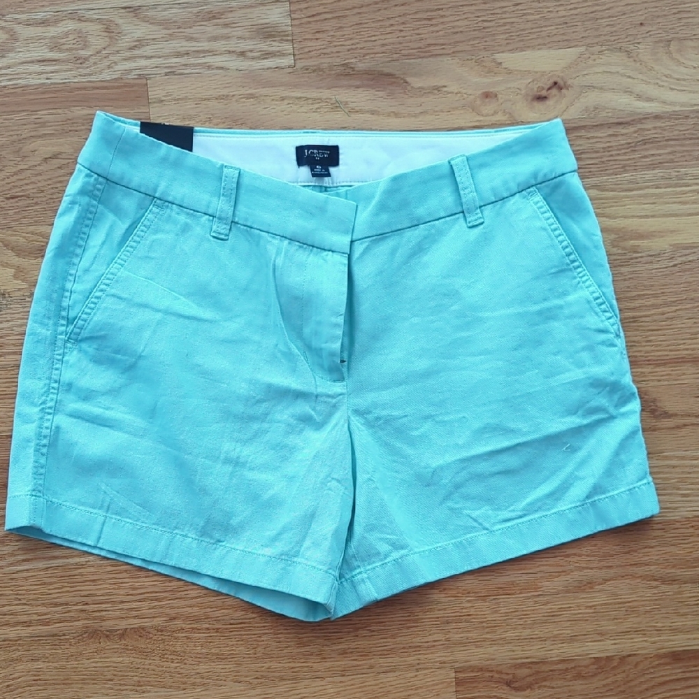 NWT J. Crew Factory 5" Chino Shorts Lightweight Cotton